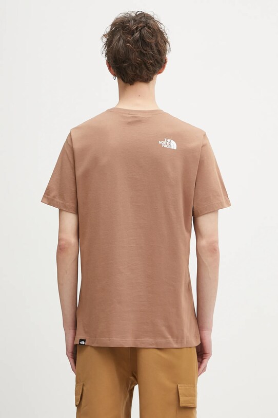 Oblečení Tričko The North Face Simple Dome NF0A87NG6IH1 hnědá
