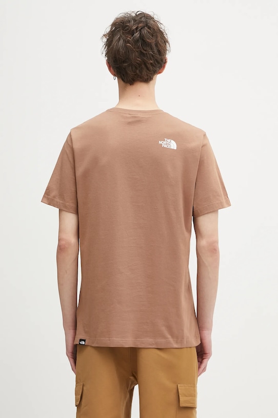 Clothing The North Face t-shirt Simple Dome NF0A87NG6IH1 brown