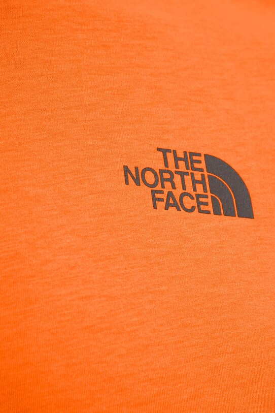 The North Face t-shirt bawełniany Redbox NF0A87NPAQE1 pomarańczowy