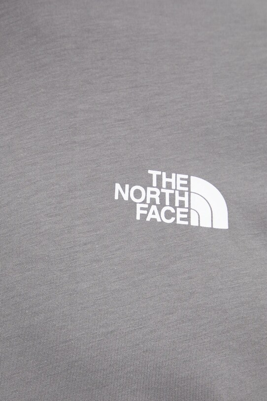 The North Face tricou din bumbac Redbox NF0A87NPARX1 gri