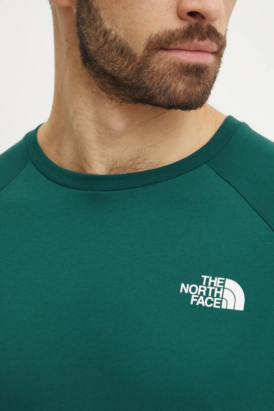 The North Face t-shirt bawełniany NF0A87NU6GI1 zielony