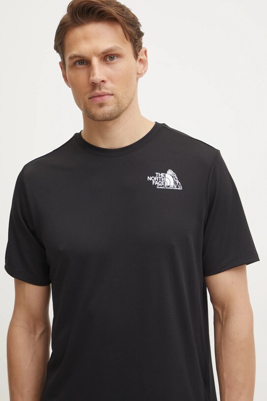 The North Face t-shirt sportowy 24/7 czarny NF0A895JJK31