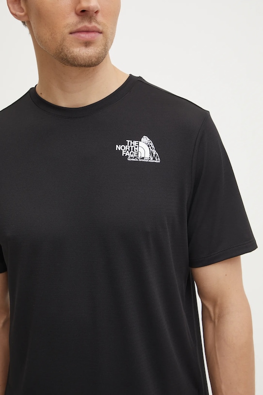 The North Face sportos póló 24/7 NF0A895JJK31 fekete