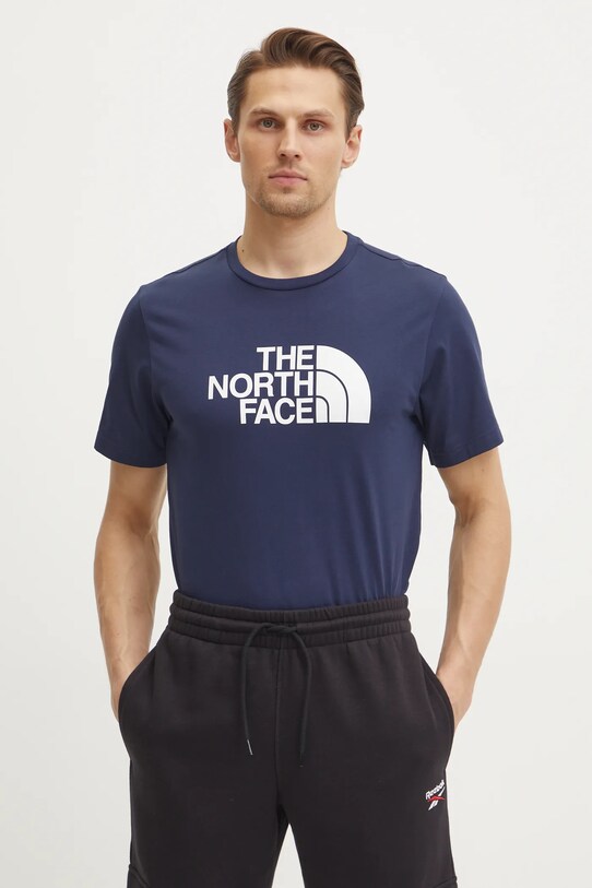 Tričko The North Face Easy potlač tmavomodrá NF0A8A6C8K21