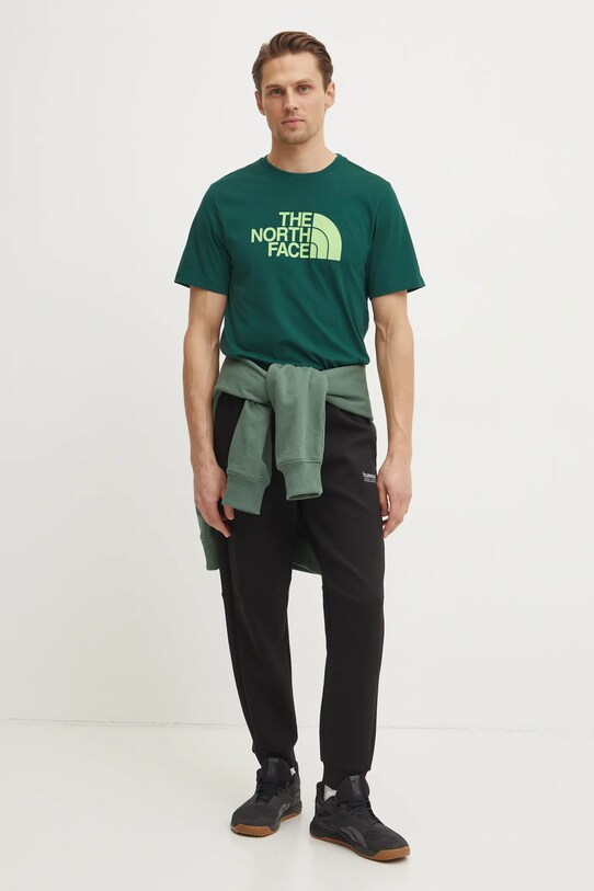 The North Face tricou Easy NF0A8A6CA6O1 verde SS25