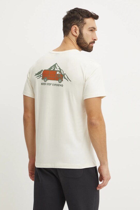 Îmbrăcăminte The North Face tricou din bumbac Outdoor Graphic NF0A8C1ZQLI1 bej