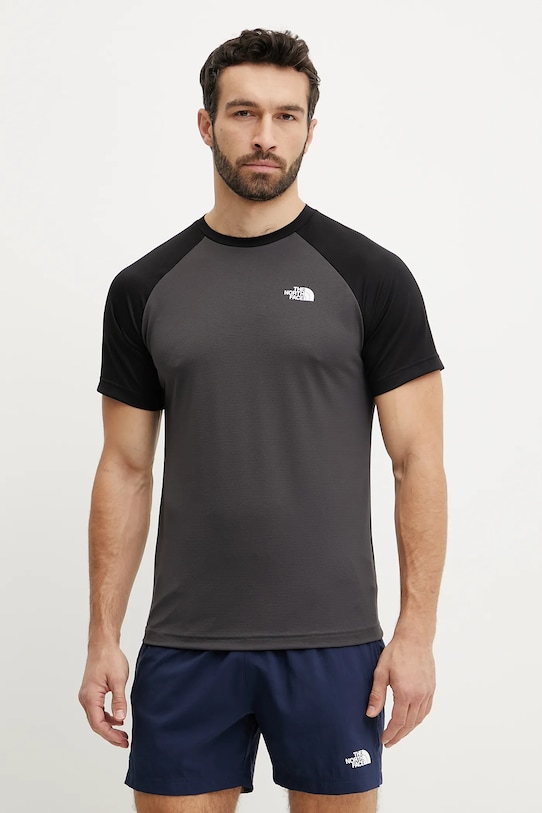 The North Face tricou sport Tanken cu modele negru NF0A3BQ7MN81
