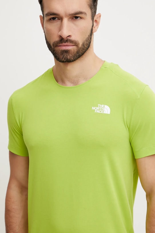 The North Face t-shirt sportowy Lightning Alpine zielony NF0A87H71MO1