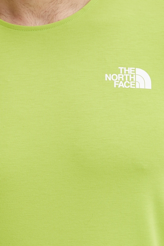 The North Face t-shirt sportowy Lightning Alpine NF0A87H71MO1 zielony