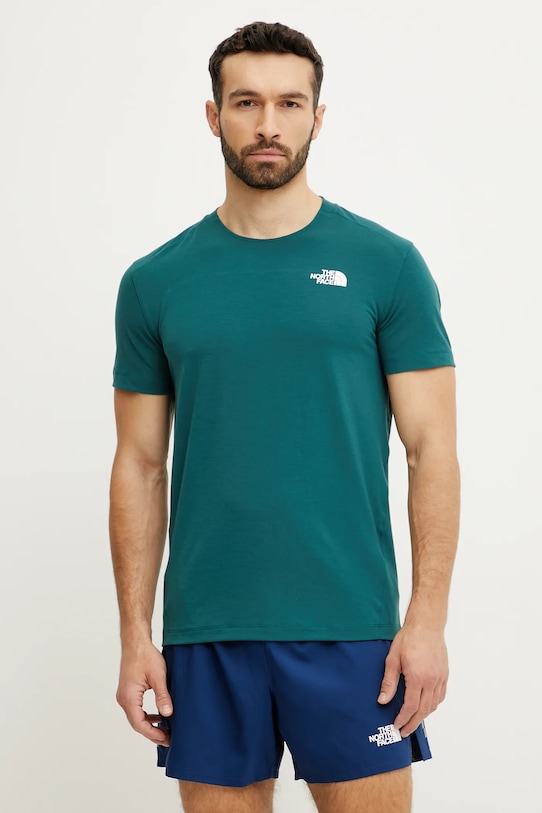 The North Face tricou sport Lightning Alpine uni verde NF0A87H76GI1