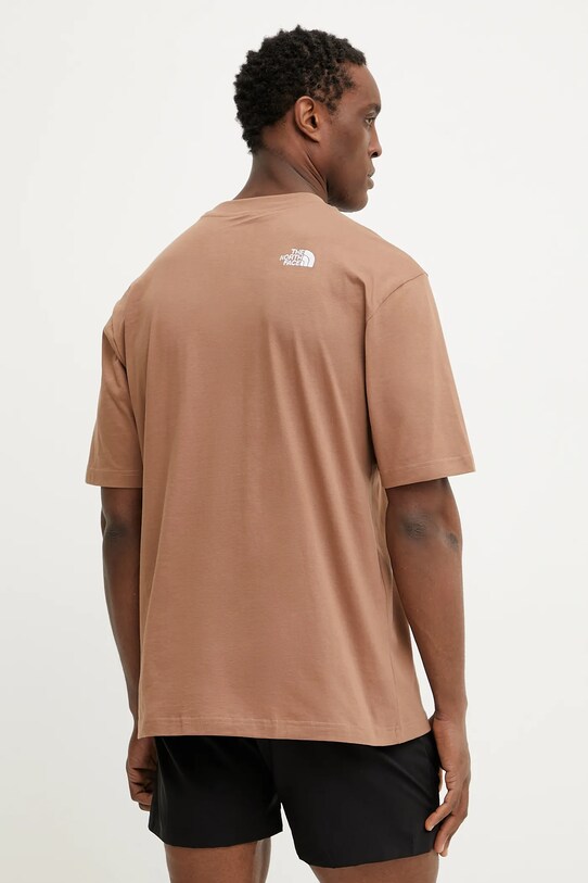 Îmbrăcăminte The North Face tricou din bumbac Essential NF0A87NR6IH1 maro