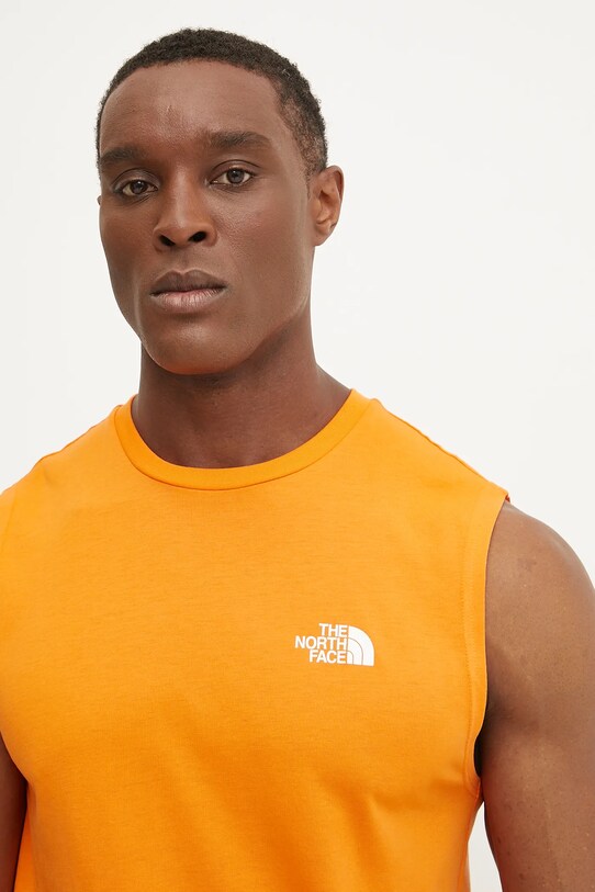 The North Face tricou Simple Dome portocaliu NF0A87R36HI1