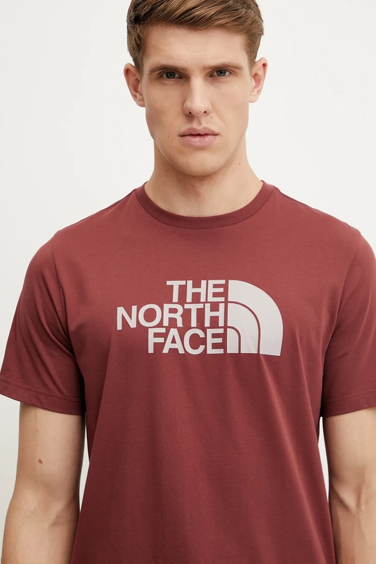 The North Face tricou Easy rosu NF0A8A6C58C1