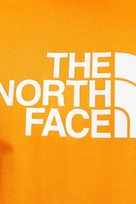 The North Face t-shirt Easy NF0A8A6CB3O1 pomarańczowy