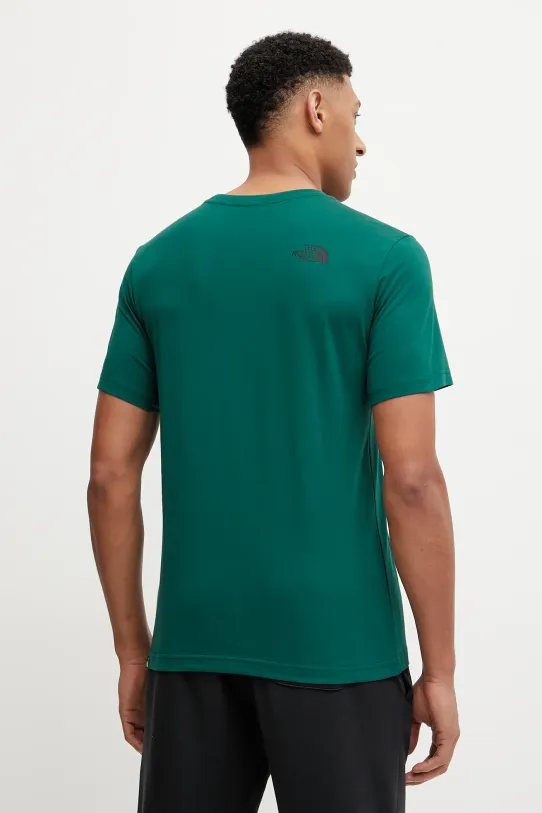 The North Face t-shirt Fine NF0A8A6M6GI1 zielony SS25
