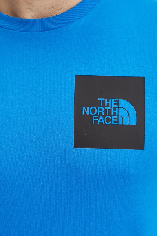 The North Face t-shirt Fine NF0A8A6MT4S1 niebieski