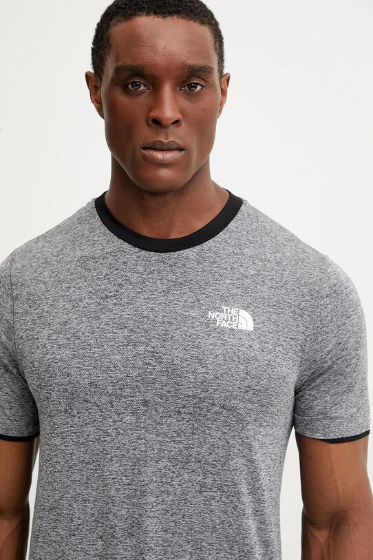 The North Face tricou sport Valday Tech gri NF0A8BT8AAQ1