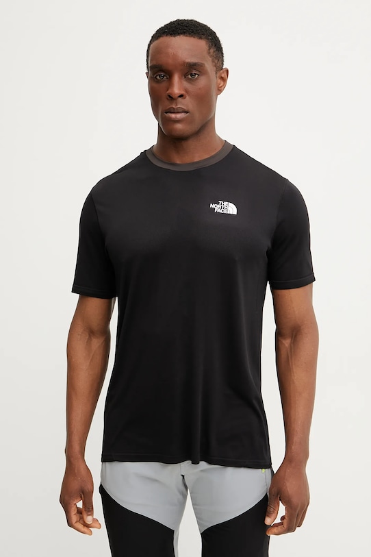 The North Face t-shirt sportowy Valday Tech regular czarny NF0A8BT8JK31