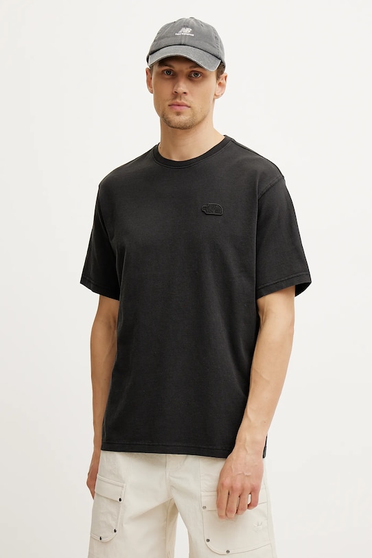 The North Face tricou din bumbac Nature Relaxed uni negru NF0A8BVYJK31