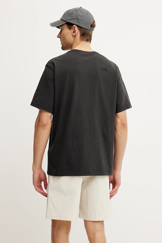 Ruházat The North Face pamut póló Nature Relaxed NF0A8BVYJK31 fekete