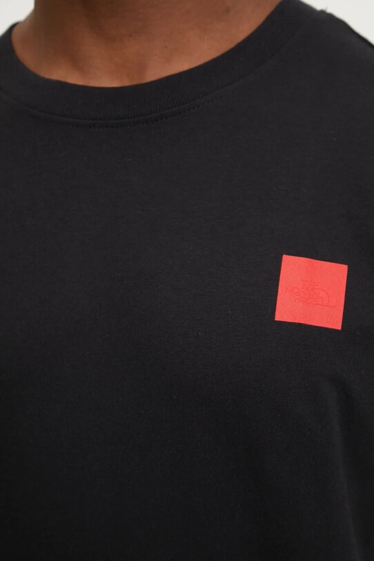 The North Face tricou din bumbac NF0A8BXYJK31 negru