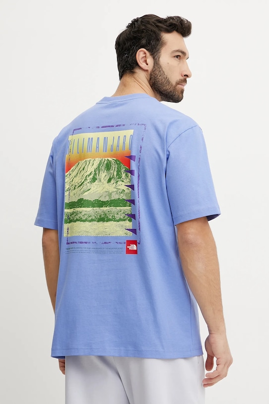 The North Face pamut póló Axys pamut lila NF0A8C1R0YI1