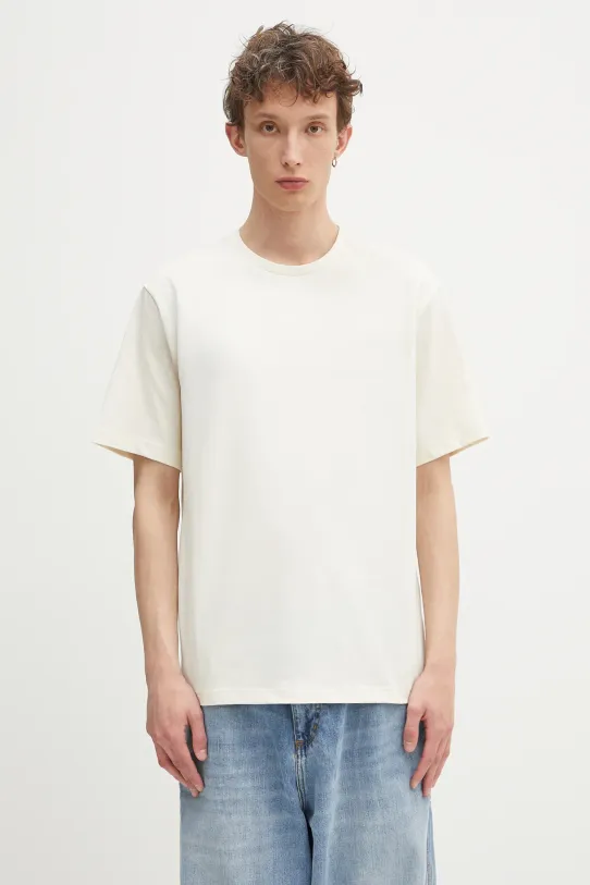 The North Face t-shirt bawełniany Relaxed bawełna beżowy NF0A8C35QLI1