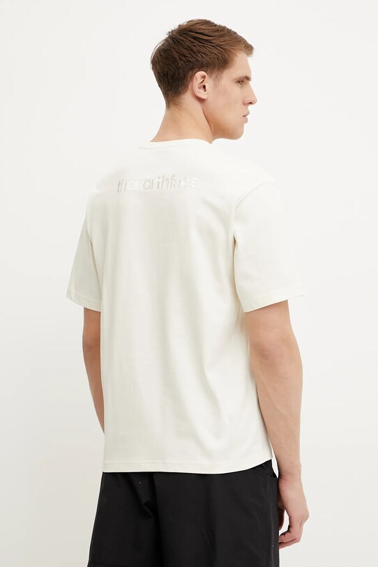 Odzież The North Face t-shirt bawełniany Relaxed NF0A8C35QLI1 beżowy