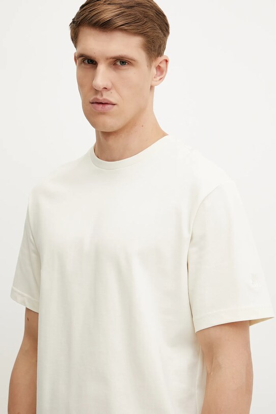 The North Face tricou din bumbac Relaxed bej NF0A8C35QLI1