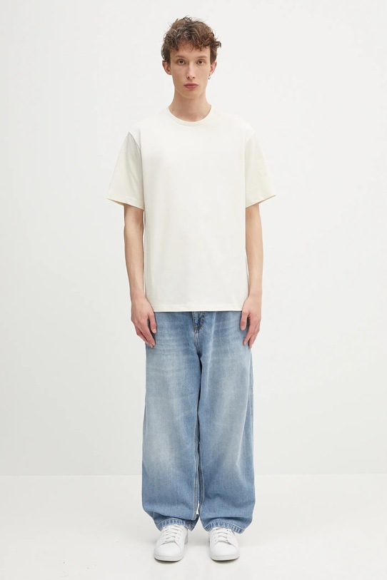 The North Face t-shirt bawełniany Relaxed NF0A8C35QLI1 beżowy