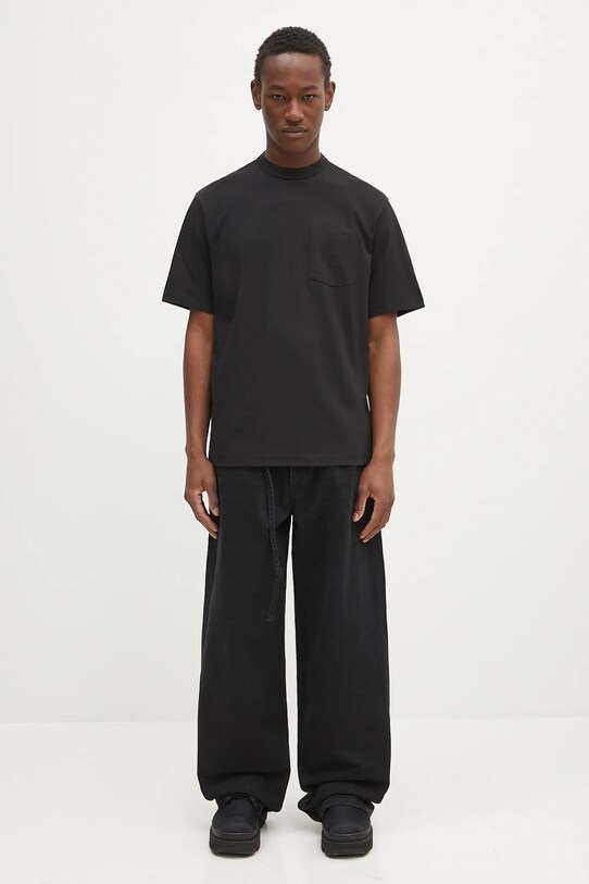 The North Face tricou din bumbac Dome Relaxed negru NF0A8C3PJK31