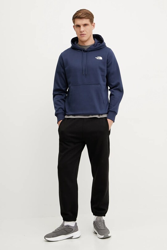 The North Face tricou din bumbac Heritage Graphic Relaxed NF0A8C3Q0UZ1 gri SS25
