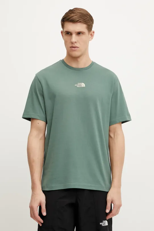 Odzież The North Face t-shirt bawełniany Heritage Graphic Relaxed NF0A8C3QHCH1 zielony