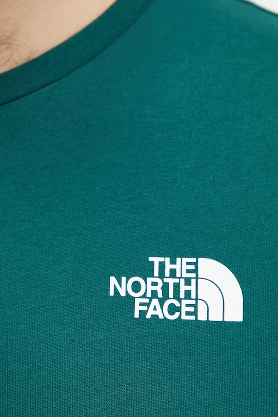 The North Face t-shirt in cotone Redbox NF0A87NPA1B1 turchese