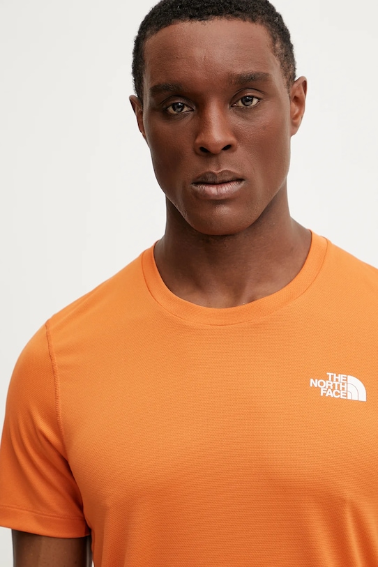 The North Face tricou sport Lightbright portocaliu NF0A825O6IG1