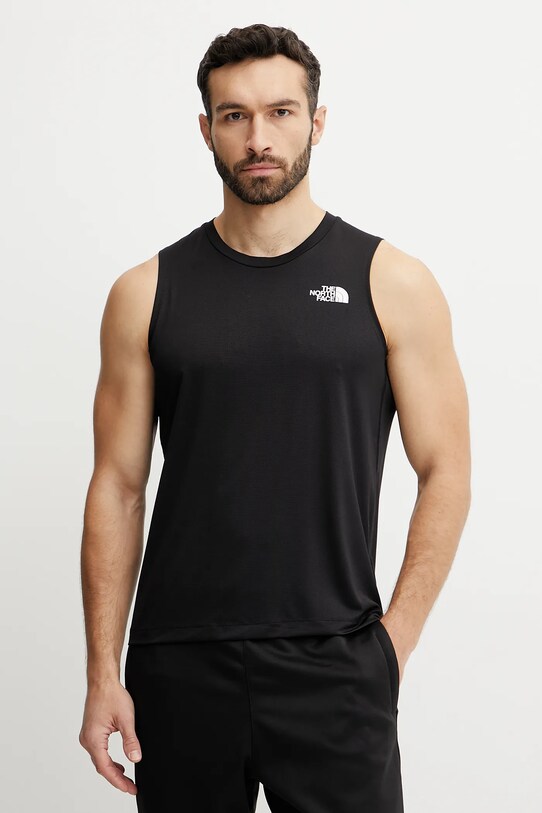 Αθλητικό μπλουζάκι The North Face Lightbright στάμπα μαύρο NF0A825PKX71