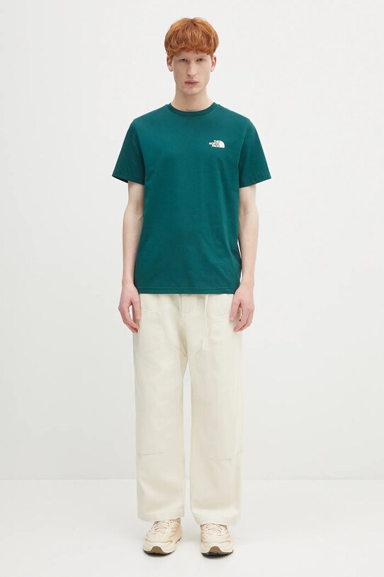 Тениска The North Face Simple Dome NF0A87NG6GI1 тюркоазен