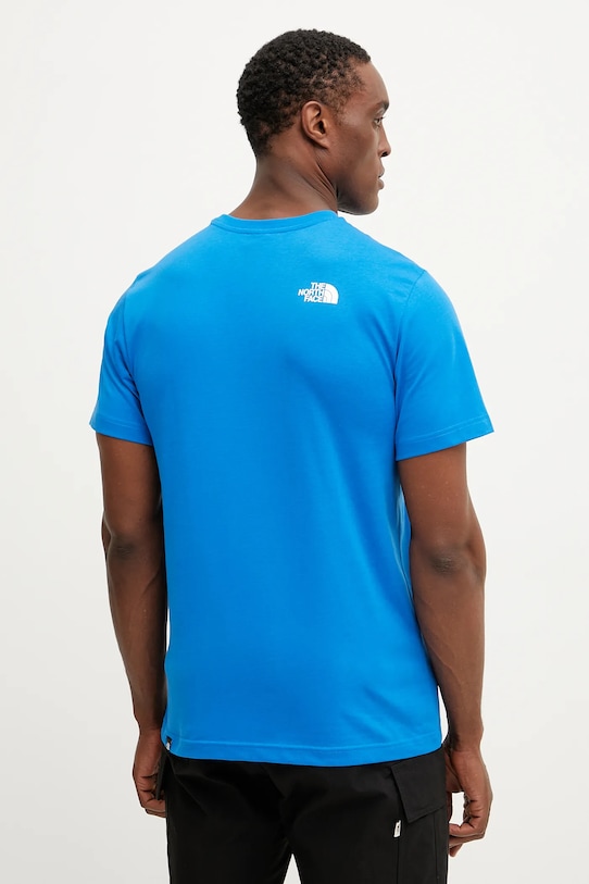 Îmbrăcăminte The North Face tricou Simple Dome NF0A87NGT4S1 albastru