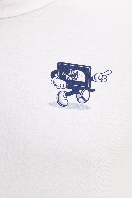 The North Face t-shirt bawełniany WAMFC NF0A8C30FN41 biały