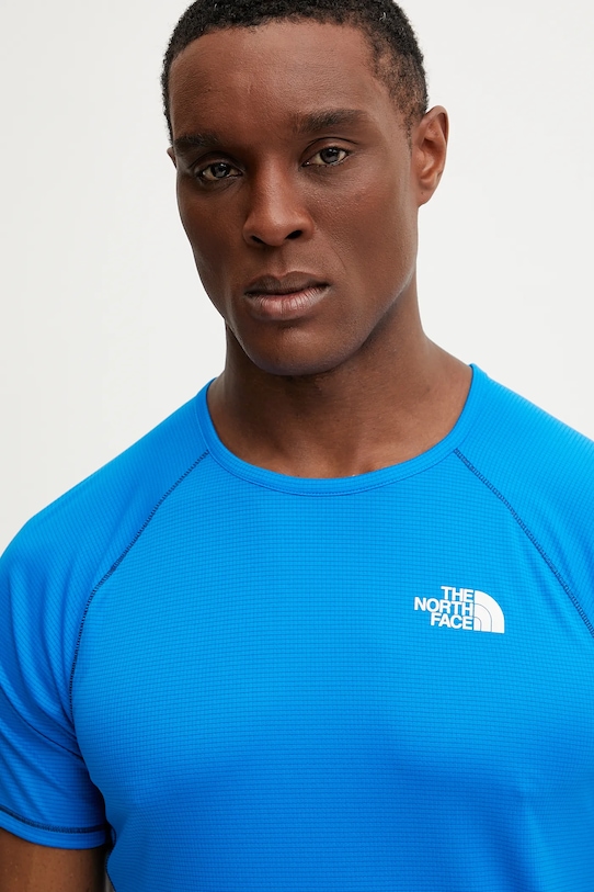 The North Face t-shirt sportowy Sunriser niebieski NF0A8BBPT4S1