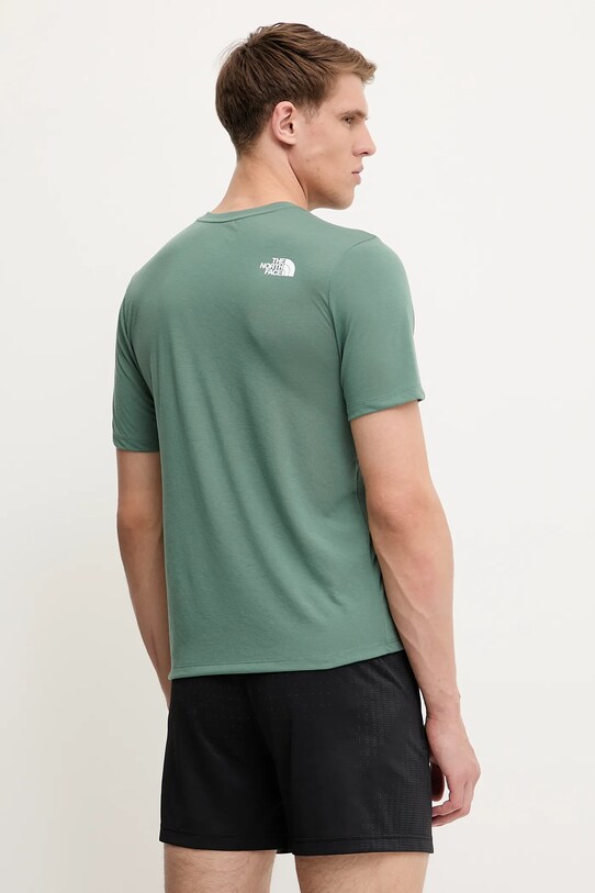 Odzież The North Face t-shirt sportowy Foundation Abstract NF0A8BQVHCH1 zielony