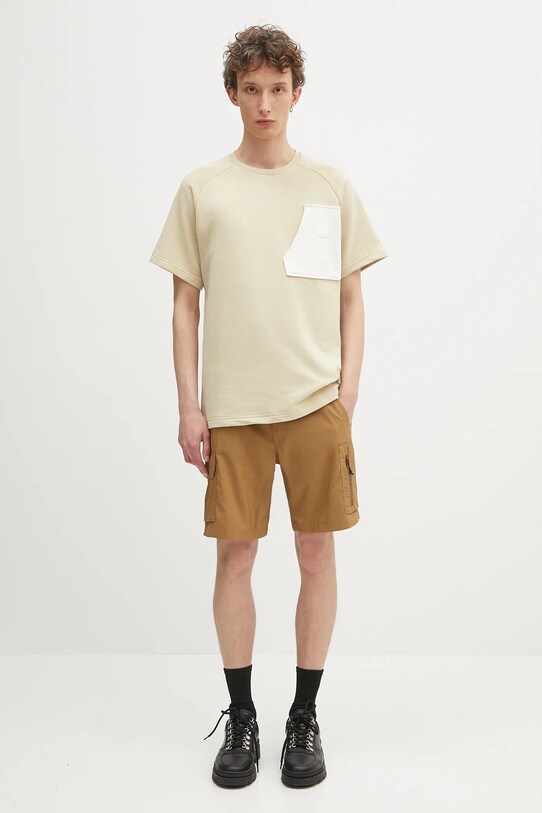 The North Face t-shirt Terry Relaxed NF0A8C283X41 beżowy
