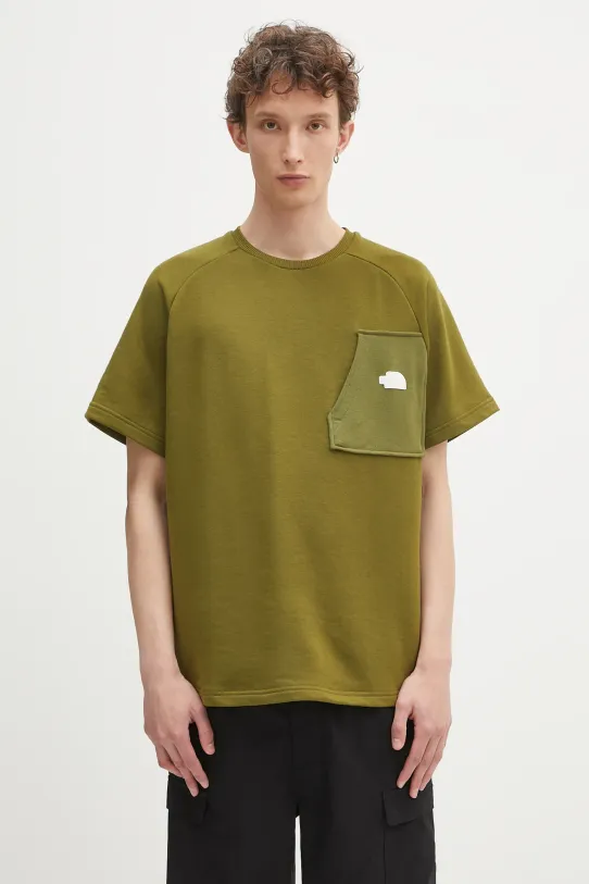 The North Face t-shirt Terry Relaxed rilassato verde NF0A8C28PIB1