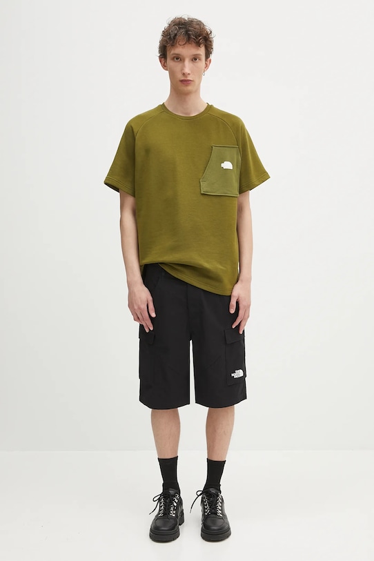 The North Face t-shirt Terry Relaxed NF0A8C28PIB1 verde