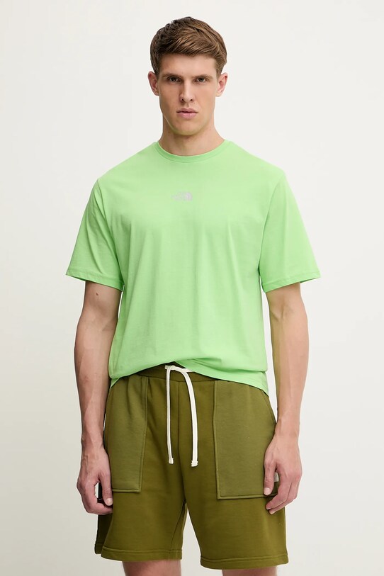 Îmbrăcăminte The North Face tricou din bumbac Never Stop Relaxed NF0A8C3A6II1 verde