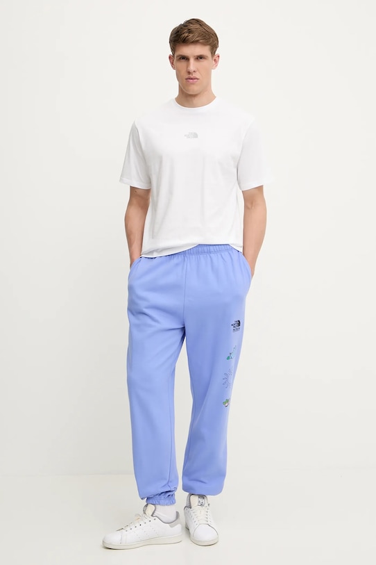 Bavlněné tričko The North Face Never Stop Relaxed NF0A8C3AFN41 bílá SS25