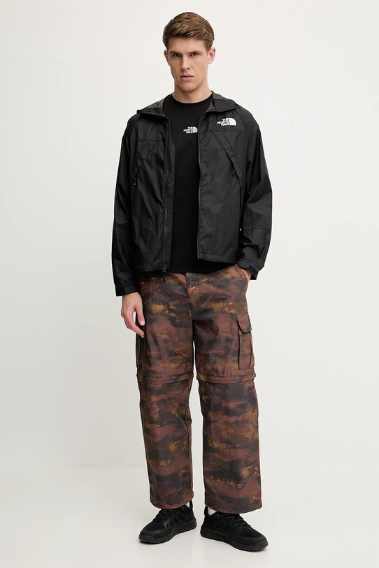 The North Face tricou din bumbac Never Stop Relaxed NF0A8C3AJK31 negru SS25