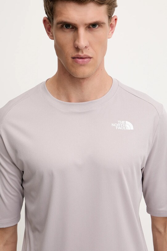 The North Face t-shirt sportowy Shadow beżowy NF0A87TU1OA1