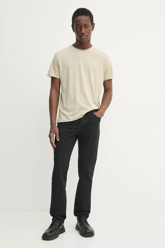 Filippa K tricou din bumbac 28474.FK bej SS25