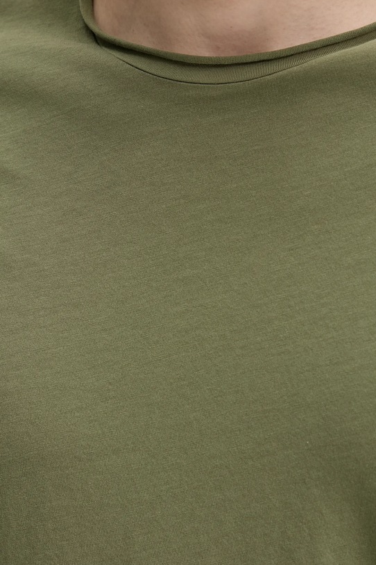 Βαμβακερό μπλουζάκι Filippa K 28474.FK πράσινο